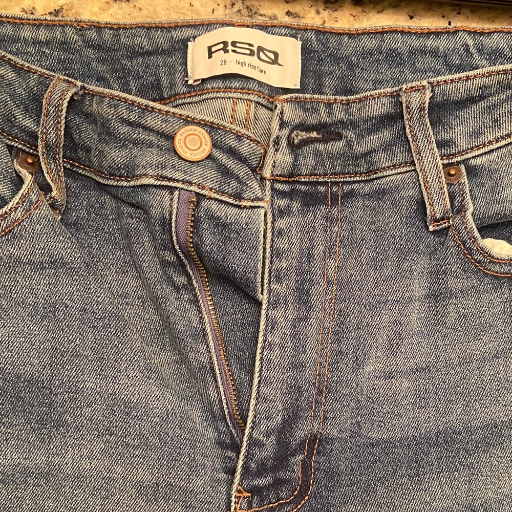 RSQ Denim High Rise Flare Jeans